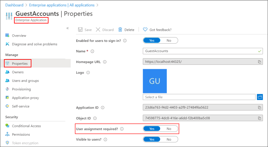 Restricting access to Azure AD Guest Accounts