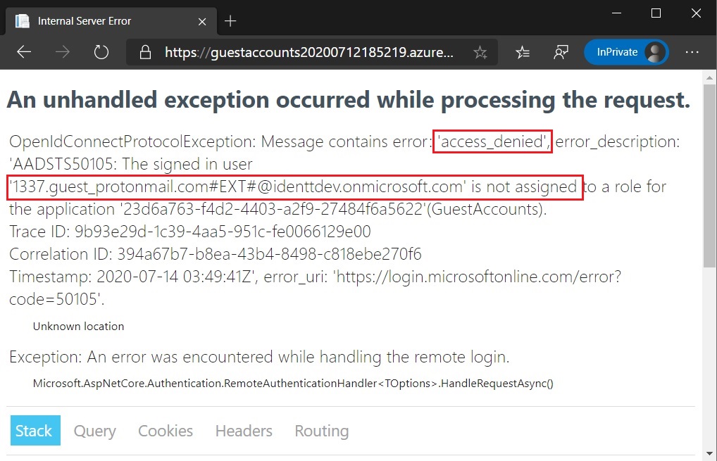 Restricting access to Azure AD Guest Accounts